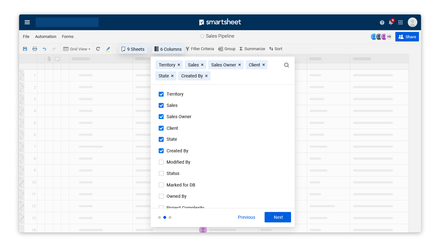 Report Builder Smartsheet 8894